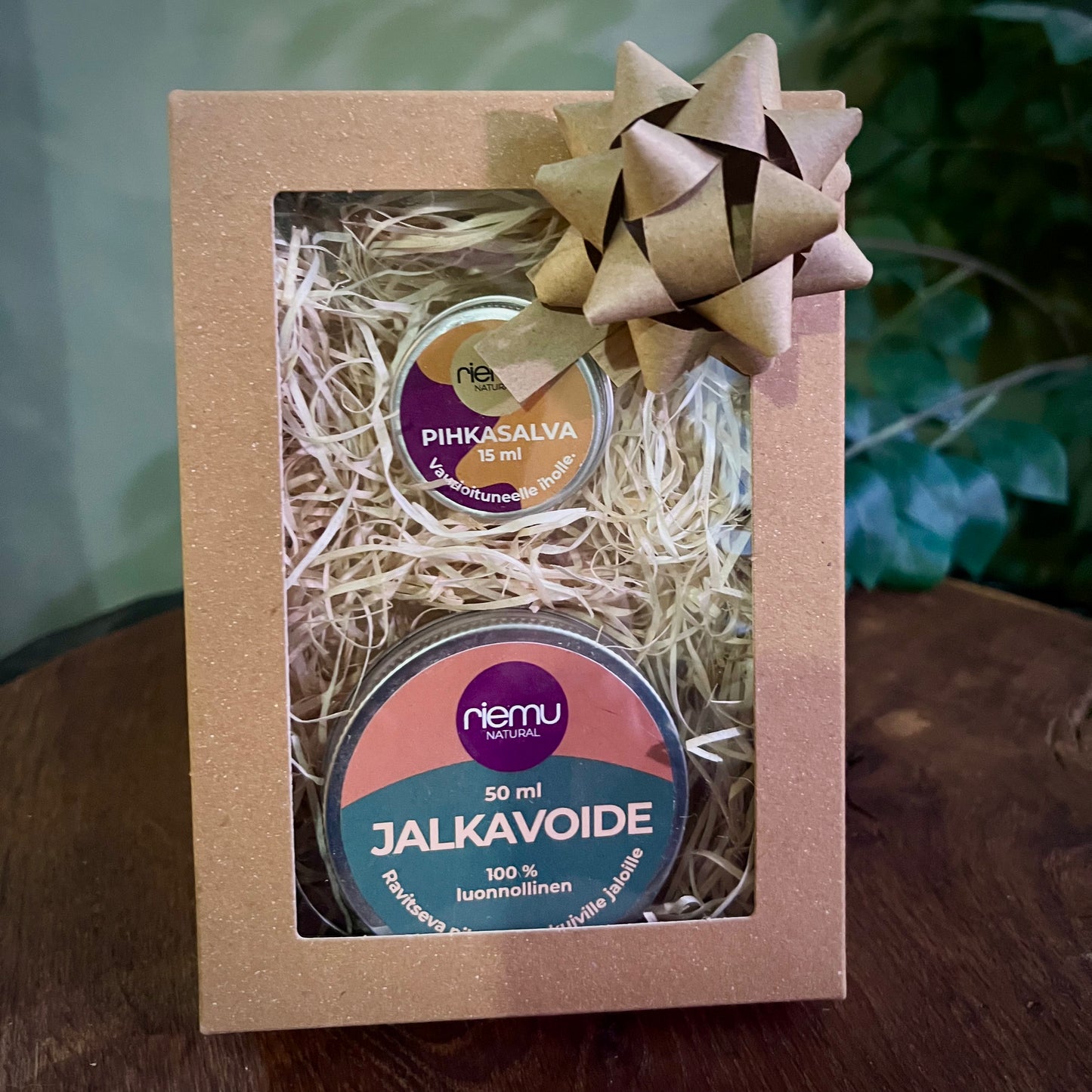 Jalkahoidon lahjapakkaus