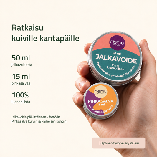 Pihkapaketti jaloille