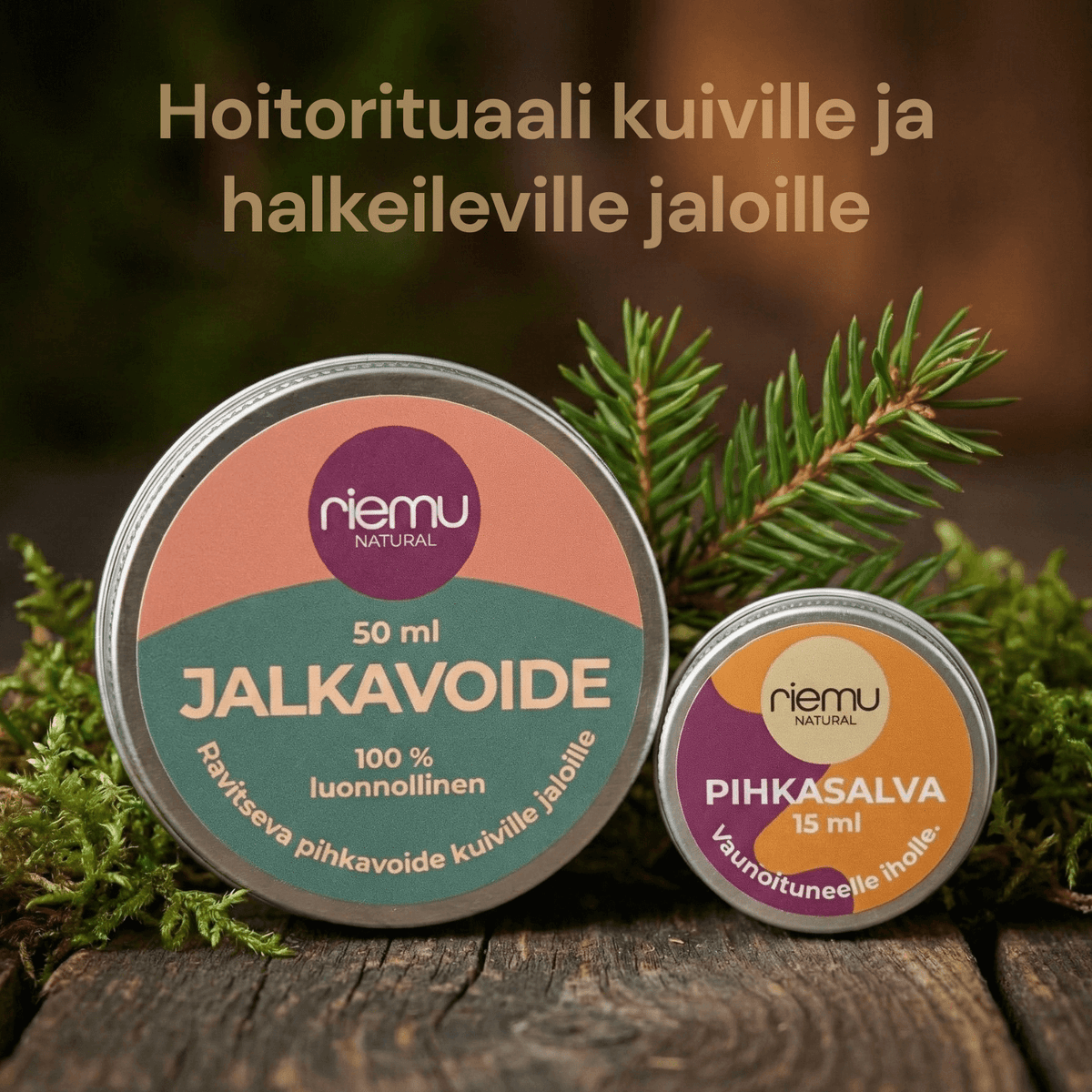 Pihkapaketti jaloille